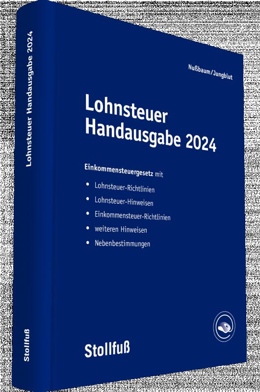 Cover-Bild Lohnsteuer Handausgabe 2024