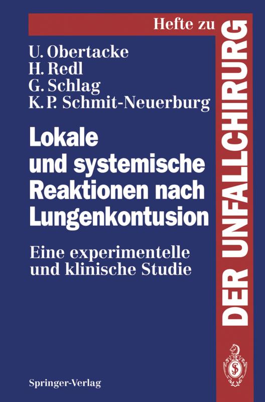 Cover-Bild Lokale und systemische Reaktionen nach Lungenkontusion