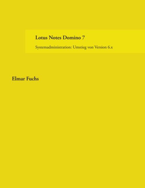 Cover-Bild Lotus Notes Domino 7