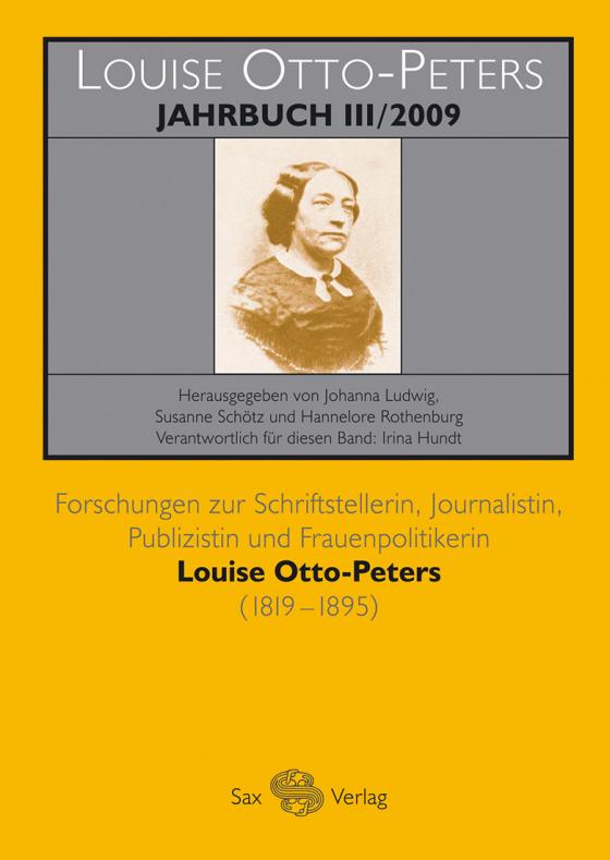 Cover-Bild Louise-Otto-Peters-Jahrbuch III/2009