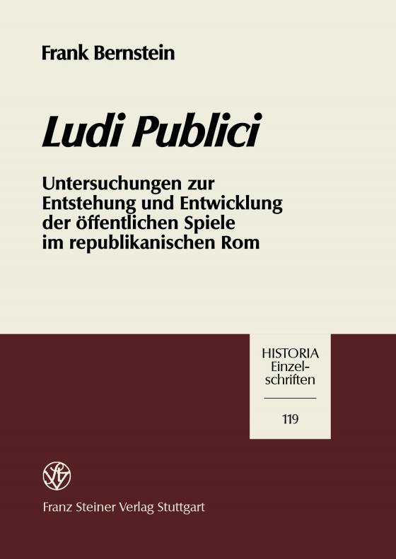 Cover-Bild Ludi publici