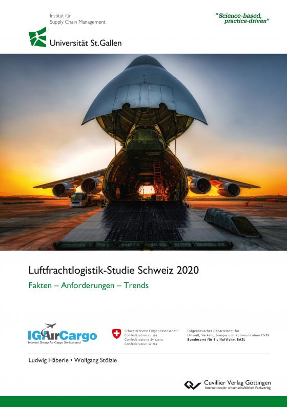 Cover-Bild Luftfrachtlogistik-Studie Schweiz 2020