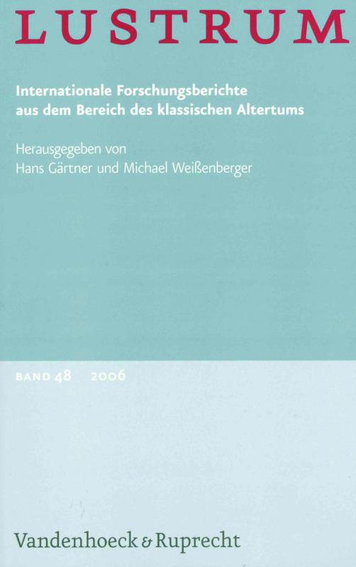 Cover-Bild Lustrum Band 48 - 2006