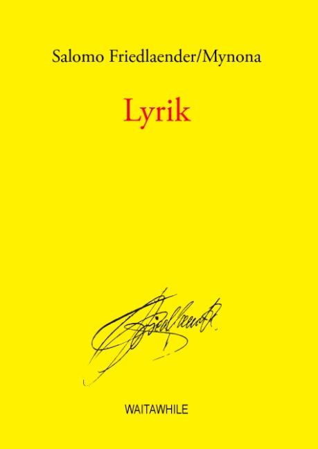 Cover-Bild Lyrik