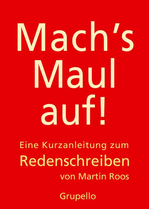 Cover-Bild Mach's Maul auf