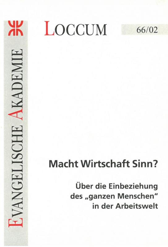 Cover-Bild Macht Wirtschaft Sinn?