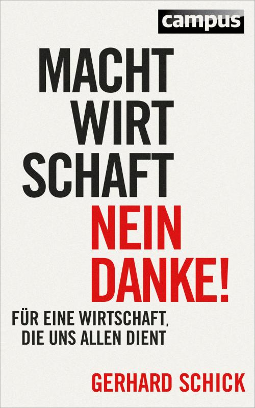 Cover-Bild Machtwirtschaft - nein danke!