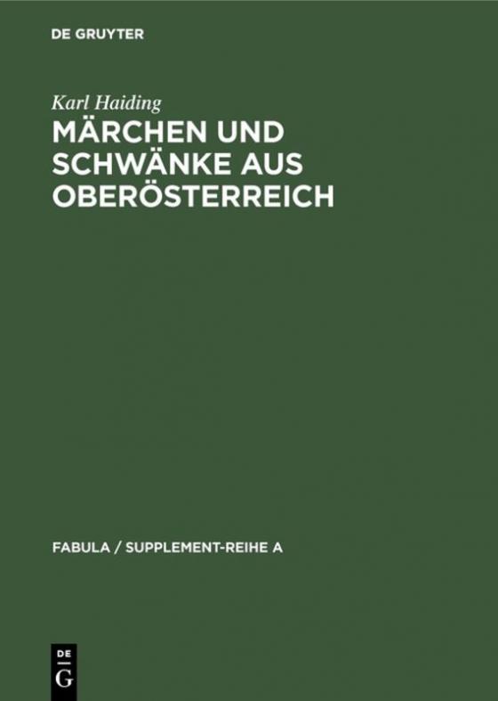 Cover-Bild Märchen und Schwänke aus Oberösterreich