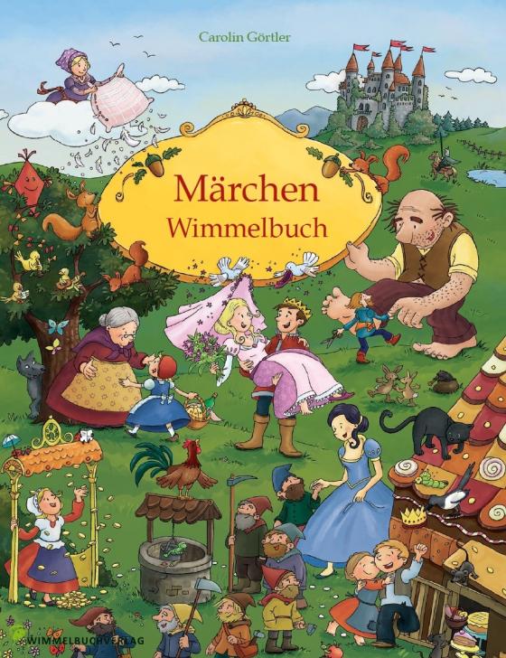 Cover-Bild Märchen Wimmelbuch für Kinder ab 3 Jahren (Bilderbuch ab 3 Jahre, Mein Gebrüder Grimm Märchenbuch)