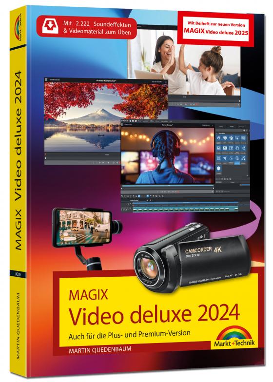 Cover-Bild MAGIX Video deluxe 2024 / 2025 - Das Buch zur Software. Die besten Tipps und Tricks: