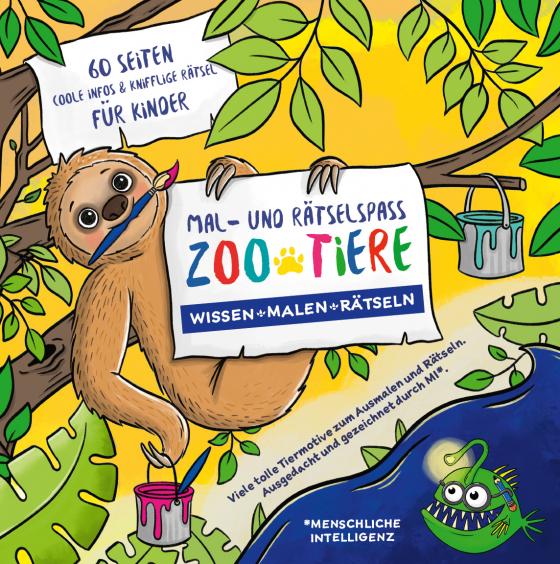 Cover-Bild Mal- und Rätselspaß Zoo-Tiere