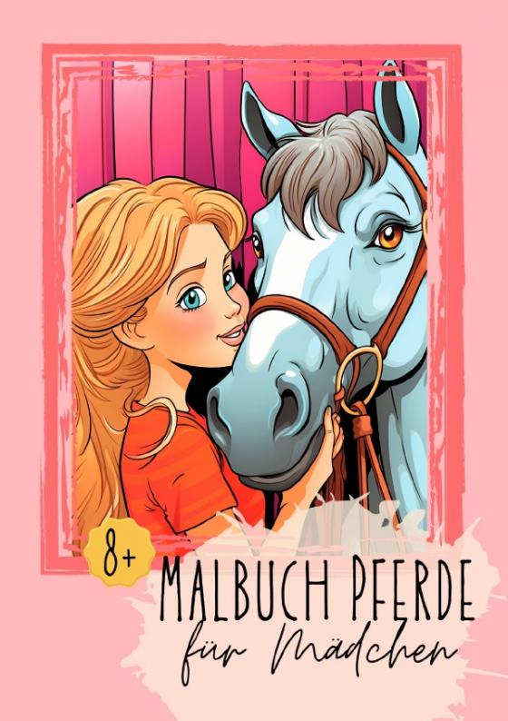 Cover-Bild Malbuch Pferde für Mädchen 8+