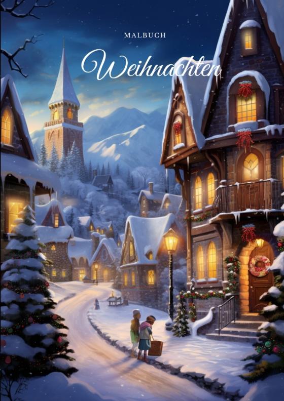 Cover-Bild Malbuch Weihnachten