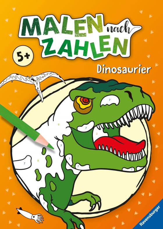 Cover-Bild Malen nach Zahlen ab 5: Dinosaurier