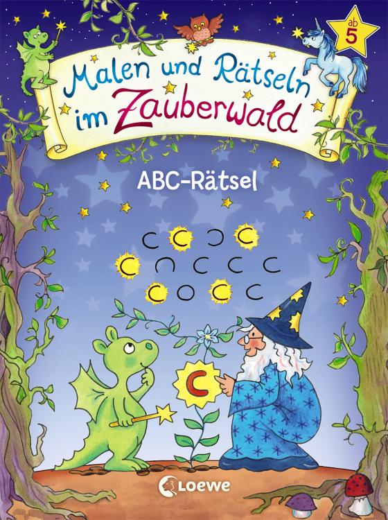 Cover-Bild Malen und Rätseln im Zauberwald - ABC-Rätsel