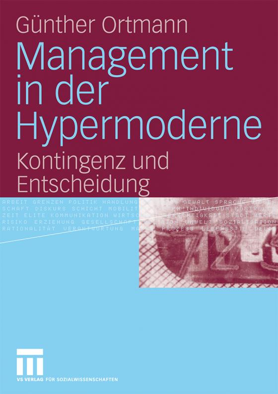 Cover-Bild Management in der Hypermoderne