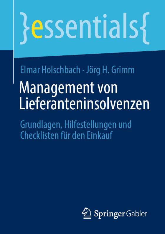 Cover-Bild Management von Lieferanteninsolvenzen