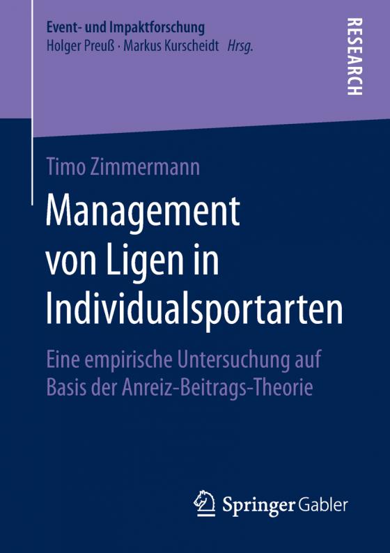 Cover-Bild Management von Ligen in Individualsportarten