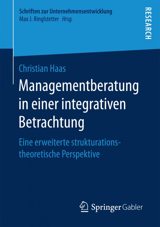 Cover-Bild Managementberatung in einer integrativen Betrachtung