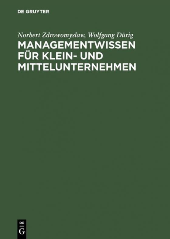 Cover-Bild Managementwissen für Klein- und Mittelunternehmen