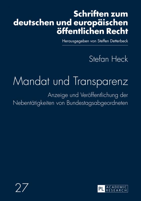 Cover-Bild Mandat und Transparenz