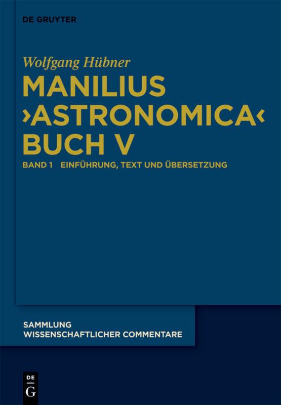 Cover-Bild Manilius, "Astronomica" Buch V