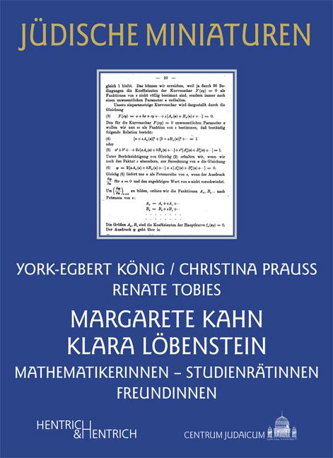 Cover-Bild Margarete Kahn und Klara Löbenstein