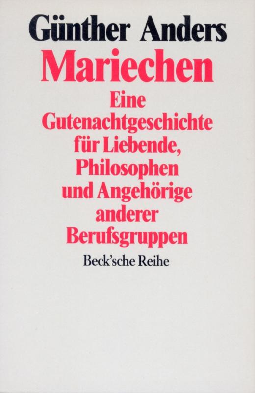 Cover-Bild Mariechen