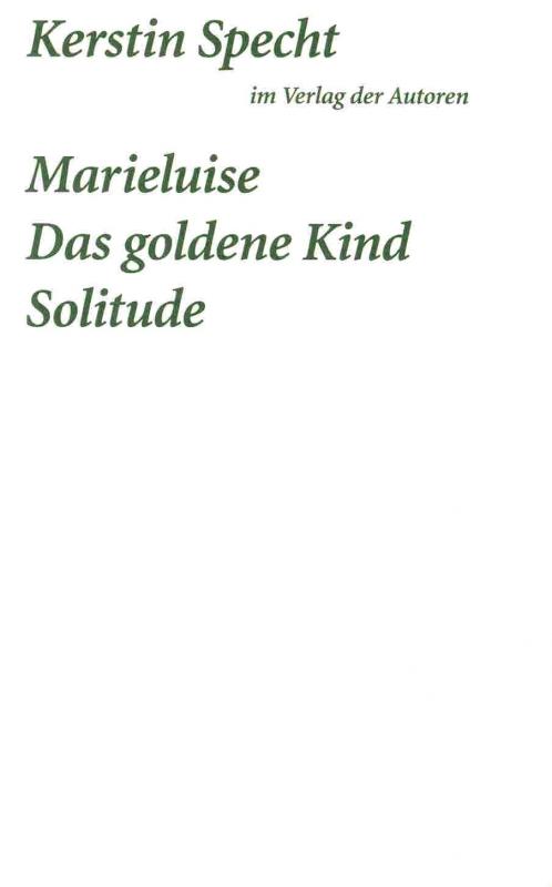 Cover-Bild Marielusie / Das goldene Kind / Solitude