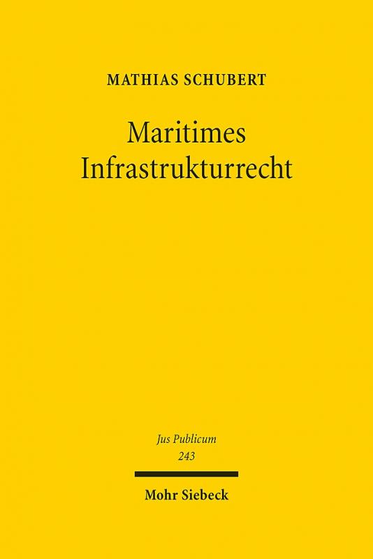 Cover-Bild Maritimes Infrastrukturrecht