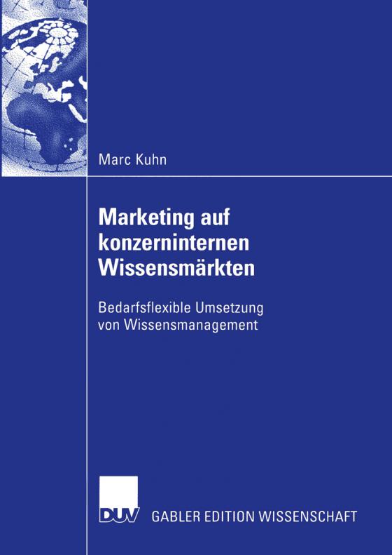 Cover-Bild Marketing auf konzerninternen Wissensmärkten