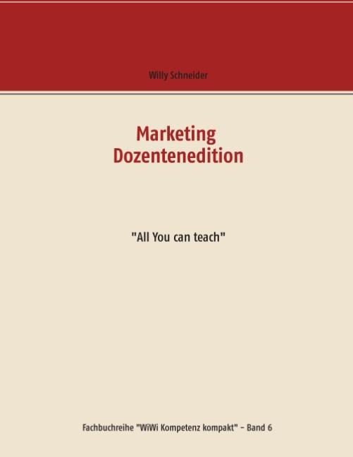 Cover-Bild Marketing Dozentenedition
