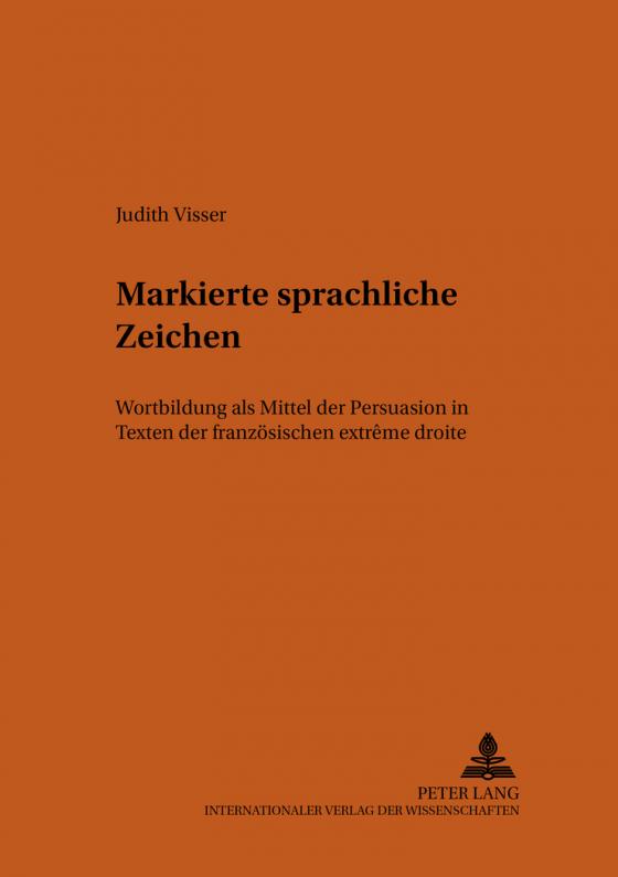 Cover-Bild Markierte sprachliche Zeichen