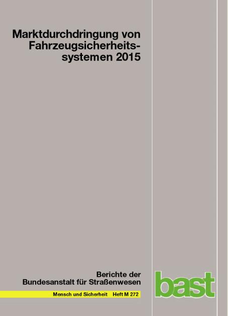 Cover-Bild Marktdurchdringung von Fahrzeugsicherheitssystemen 2015