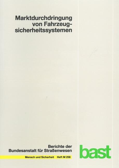 Cover-Bild Marktdurchdringung von Fahrzeugsicherheitssystemen