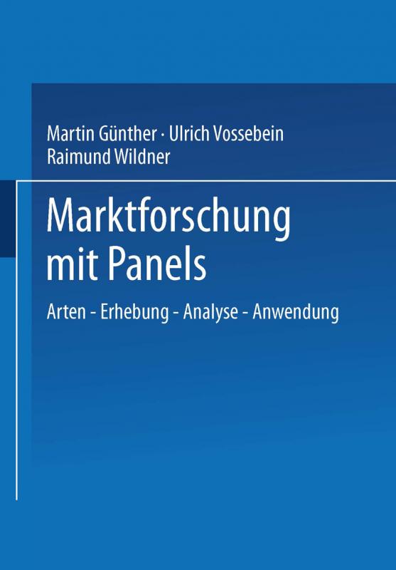 Cover-Bild Marktforschung mit Panels