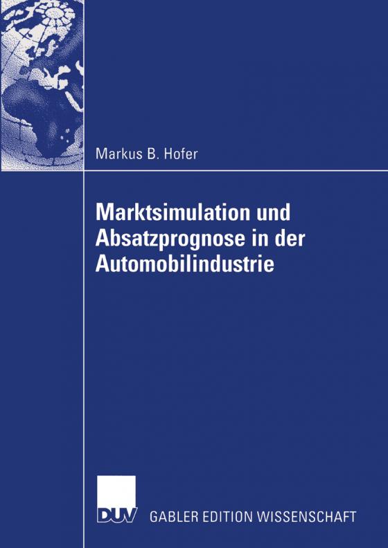 Cover-Bild Marktsimulation und Absatzprognose in der Automobilindustrie