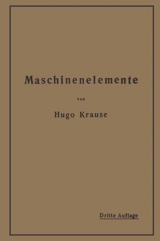 Cover-Bild Maschinenelemente