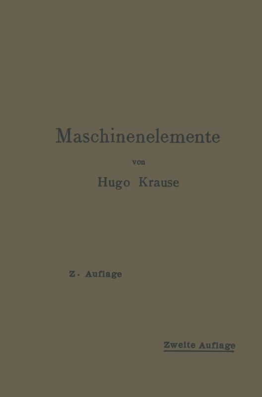 Cover-Bild Maschinenelemente