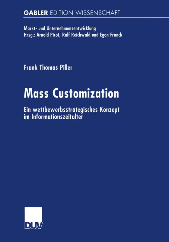 Cover-Bild Mass Customization