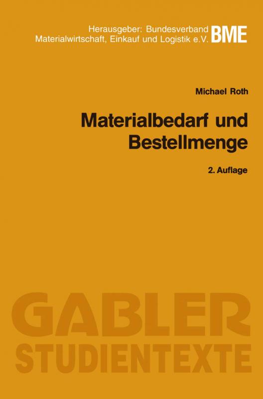 Cover-Bild Materialbedarf und Bestellmenge