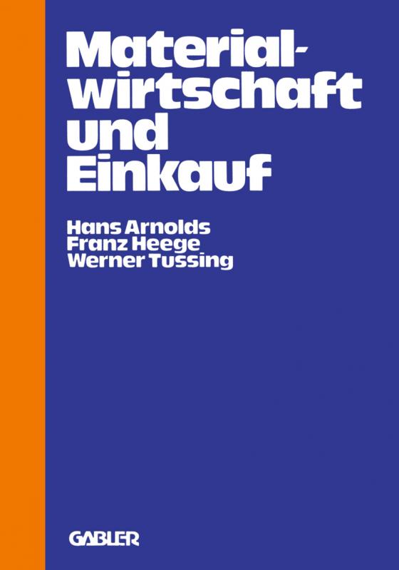 Cover-Bild Materialwirtschaft und Einkauf