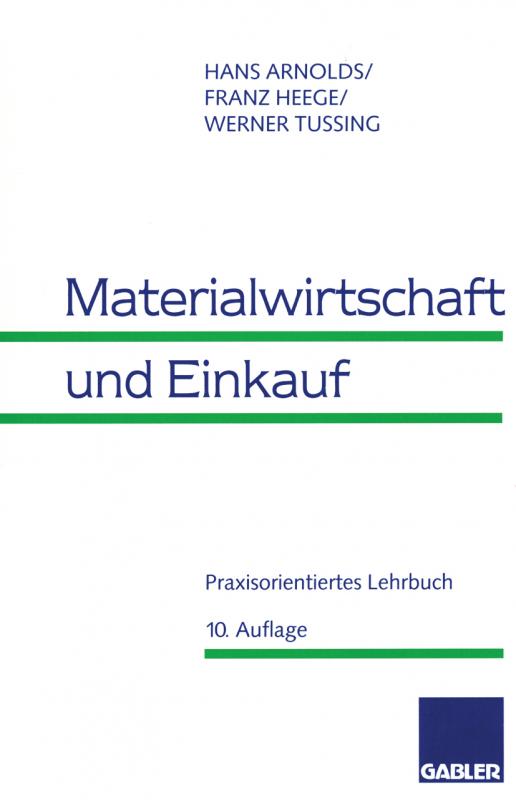 Cover-Bild Materialwirtschaft und Einkauf