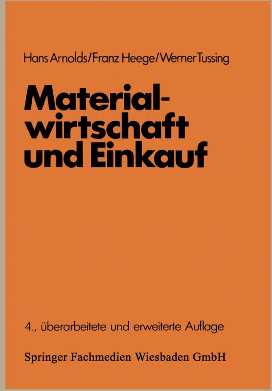 Cover-Bild Materialwirtschaft und Einkauf