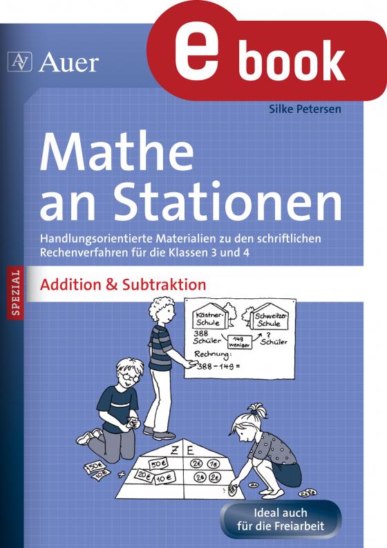 Cover-Bild Mathe an Stationen Addition & Subtraktion 3-4