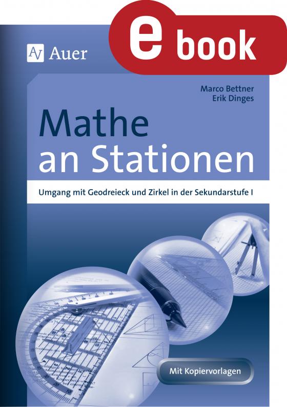 Cover-Bild Mathe an Stationen Umgang mit Geodreieck