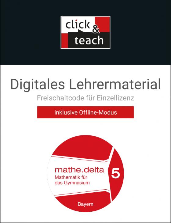 Cover-Bild mathe.delta – Bayern / mathe.delta BY click & teach 5 Box