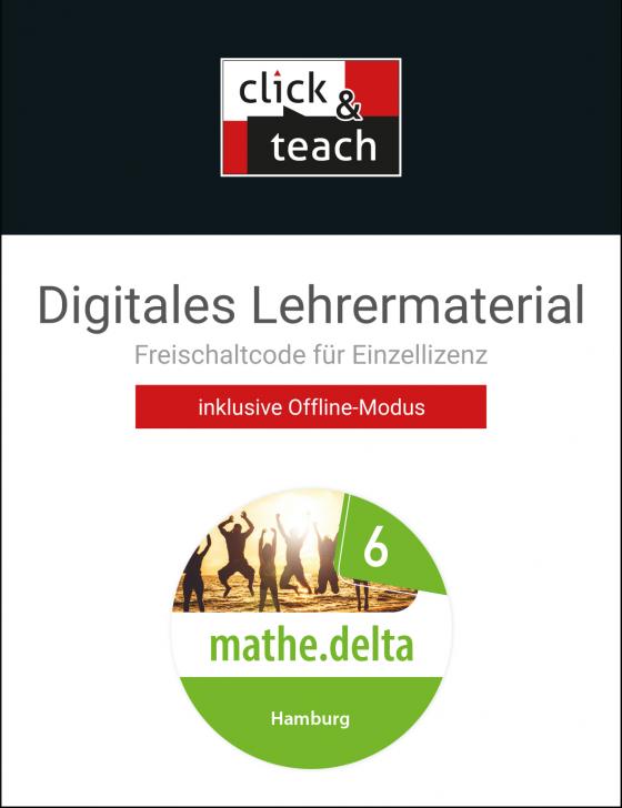 Cover-Bild mathe.delta – Hamburg / mathe.delta Hamburg click & teach 6 Box