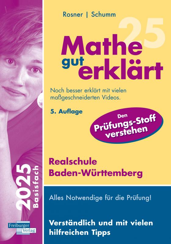 Cover-Bild Mathe gut erklärt 2025 Realschule Baden-Württemberg