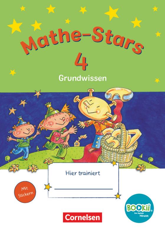 Cover-Bild Mathe-Stars - Grundwissen - BOOKii-Ausgabe - 4. Schuljahr